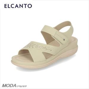 [엘칸토]경량 쿠션 컴포트 웨지 여성 샌들 2XWW52XU_GN