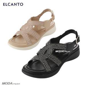 [엘칸토]초경량 쿠션 효도 웨지 여성 샌들 2XWW50XN_GN