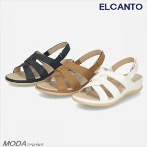 [엘칸토]경량 쿠션UP 컴포트 웨지 여성 샌들 2XWW53XQ_GN