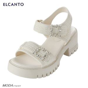 [엘칸토]경량 쿠션 청키 스트렙 여성 샌들 2XWW56XY_GN