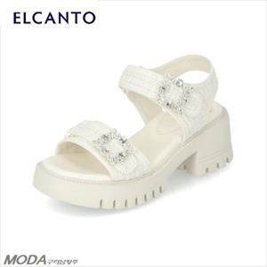 [엘칸토]경량 쿠션 청키 스트렙 여성 샌들 2XWW56XM_GN