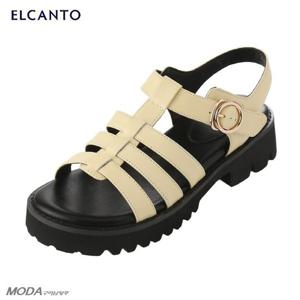 [엘칸토]경량 쿠션 청키 스트렙 여성 샌들 2XWW55XY_GN