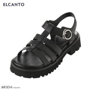 [엘칸토]경량 쿠션 청키 스트렙 여성 샌들 2XWW55XT_GN