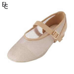 [엘칸토]경량 쿠션UP 시스루 플랫 여성 펌프스 2WO25XU_GN