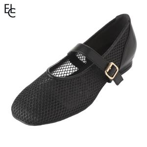 [엘칸토]경량 쿠션UP 시스루 플랫 여성 펌프스 2WO25XE_GN