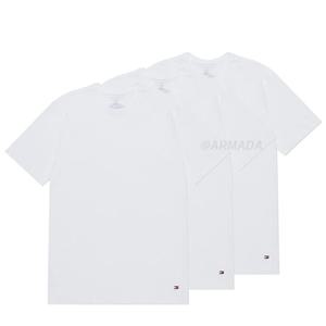 [타미힐피거]타미힐피거 09TCR01 크루넥 반팔 티셔츠 화이트 3 S