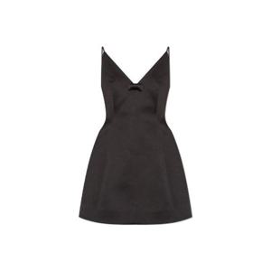 새틴 보우 미니 드레스 2F4RDR046W100 001 TP946546303