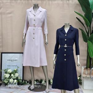 [미니멈]MD 카라넥 플레어 원피스 MD MMZBGWO3830 M_CJ