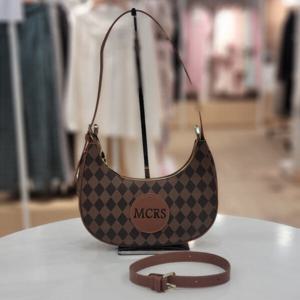 [몽크로스]체크 쟈가드 반달 숄더백/WT68880_BP