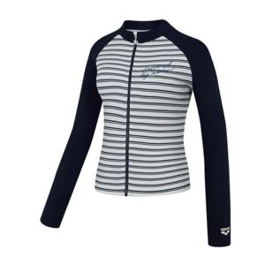 아레나  스플릿 레귤러핏 집업 래쉬가드(A5BL1PQ13DNV)