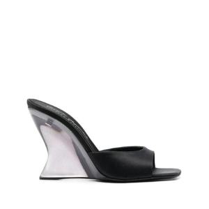 세르지오로시 세르지오 로시 X 에반젤리 스미르니오타키 조각 웨지 샌들 B01180MTEZ02