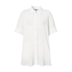 닥스 여성 25SS 화이트 링클 반소매 셔츠 DLSH5B511WT