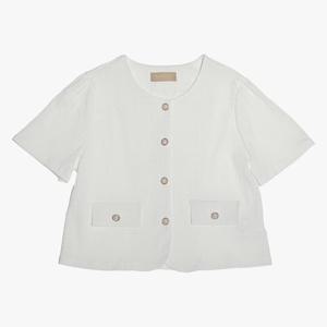 [아니베에프][아니베에프]썸머 펀칭 퍼프 반팔 자켓 A55WJK710