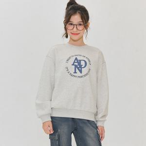 [오션스카이] 여아 그래픽 자수 맨투맨 티셔츠-EEJG5156B0M