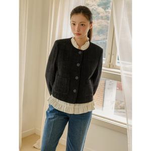 [올리브데올리브]레이스 프릴 핀턱 블라우스 OW5AB804