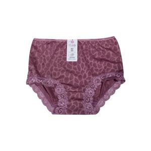 파워네트 호피 레이스 홑겹 팬티 - 바이올렛 여성속옷