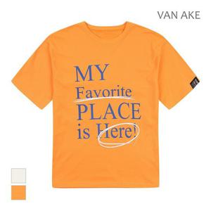 [반에이크]MARIO레터링 라운드넥  반팔티셔츠_VB36TSQ309Z