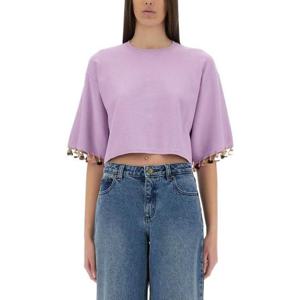 파코라반 반팔 티셔츠 25EMPU041ML0279 P519 Purple