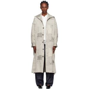 26 SS 요지야마모토 여성 베이지 U 스탠드 D 빅 코트 252731F055001