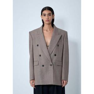 26 SS 생로랑 여성 더블 브레스트 블레이저 sla0260070gry