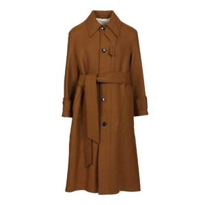 AMI 파리 싱글 브레스티드 벨티드 코트 H25UJK816WV0078 216H25 TP948062957