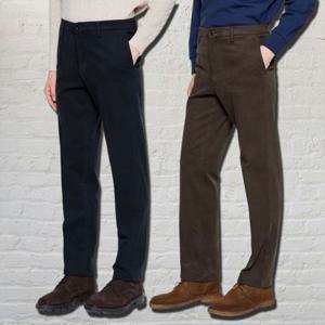 헤지스  25FW  3컬러 택1  남성 가먼트 워싱 기모 팬츠 바지 HZPA5D501