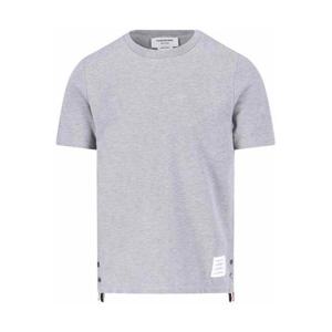 톰브라운 피케 센터 백 스트라이프 릴렉스 핏 티셔츠 MJS056A000