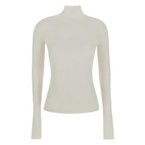 26 SS 보테가 베네타 리브드 하이넥 버진 울 롱슬리브 스웨터 751881V32A0