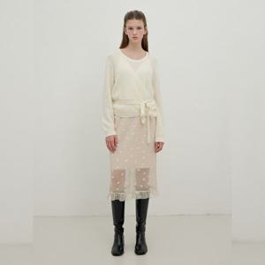 [올리브데올리브]쉬어 플라워 스커트 OW5AS802