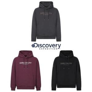 디스커버리 2025F W 겨울 DXHD53056 남여공용 빅로고 변형 기모 후드티
