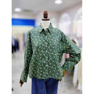 스테파니 세이브존08 3꽃 면 남방 N25NS5318