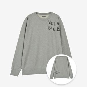 [레노마 옴므]레노마 베드앤커피 맨투맨 멜란지그레이 RROMTT05A