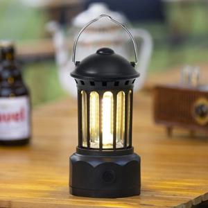 [더블유쇼핑][엣모어]COB 레트로 감성 캠핑랜턴 L5(블랙)_183543