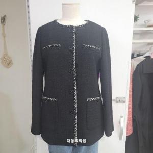 올리비아하슬러 DP01 라운드넥 트위드자켓 OHESJK203