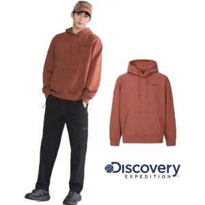 디스커버리 25F W 겨울 공용 DXHD55056ORD 아웃도어 백그래픽 기모 후드티