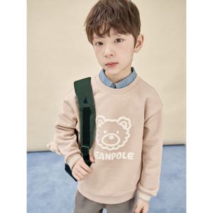 [빈폴키즈][단독특가] 자수 곰돌이 스웨트 셔츠 - 베이지 (BI5X4