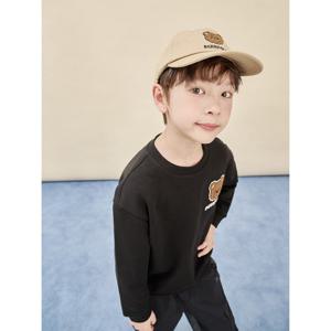 [빈폴키즈][단독특가] 부클자수 곰돌이 스웨트 셔츠 - 블랙 (BI5