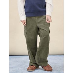 [빈폴키즈]코듀로이 카고 팬츠 - 카키 (BI5X21U05H)