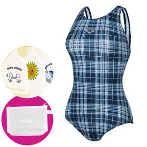 아레나 여성 수영복 일반 원피스 U백 A5FL1LD10 NVY 가방 수모행거 증정