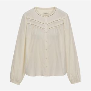 [써스데이아일랜드]플라워 자수 포인트 블라우스 T256MBL165W