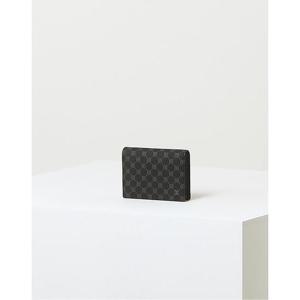 [닥스핸드백] 블랙 루이스 DD 패턴 PVC 명함지갑 DBHO6E134BK