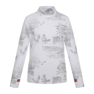 [핑골프](사 은품증정) 여성 프린팅 반목 긴팔 이너 티셔츠 121E3TI151