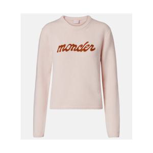 몽클레어 로고 울 캐시미어 스웨터 P01068085