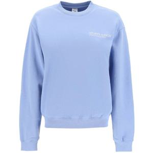 23SS 여성 로고 프린팅 기모 맨투맨 페리윙클 CR661PE