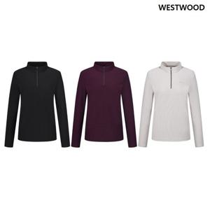 [웨스트우드] 여성 골지 집업 티셔츠 (3컬러) WP3WTTS308