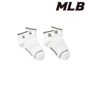 MLB (3ASOS034N-00KAL) 베이직 발목양말 2족세트 MLB