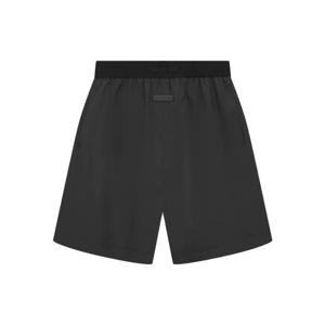 24SS 피어오브갓 남성 로고 패치 밴딩 트랙 숏팬츠(블랙) FGLW40007POP 001