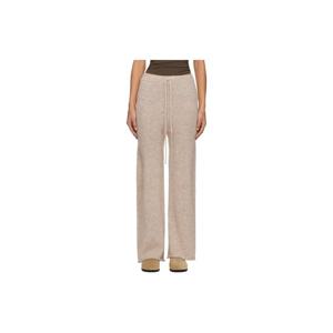26 SS 로렌 마누지안 여성 베이지 롤 라운지 팬츠 252874F086002