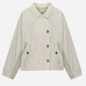 [써스데이아일랜드][여성]셔츠카라 컬러블록 블루종 점퍼 T256MJP901W