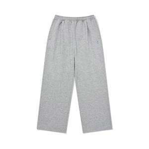커버낫바지 CQK CO2404PT23-MG 원턱 세미와이드핏 기모 스웨트팬츠 멜란지 그레이